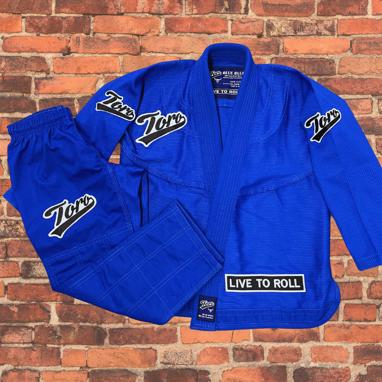 Toro "Blue Bull" Youth Jiu Jitsu Gi 380 Gram IBJJF Legal