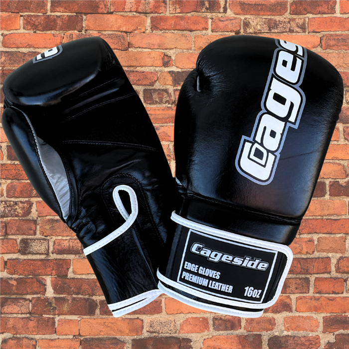 Cageside "EDGE" Genuine Leather Thai Style Boxing Gloves