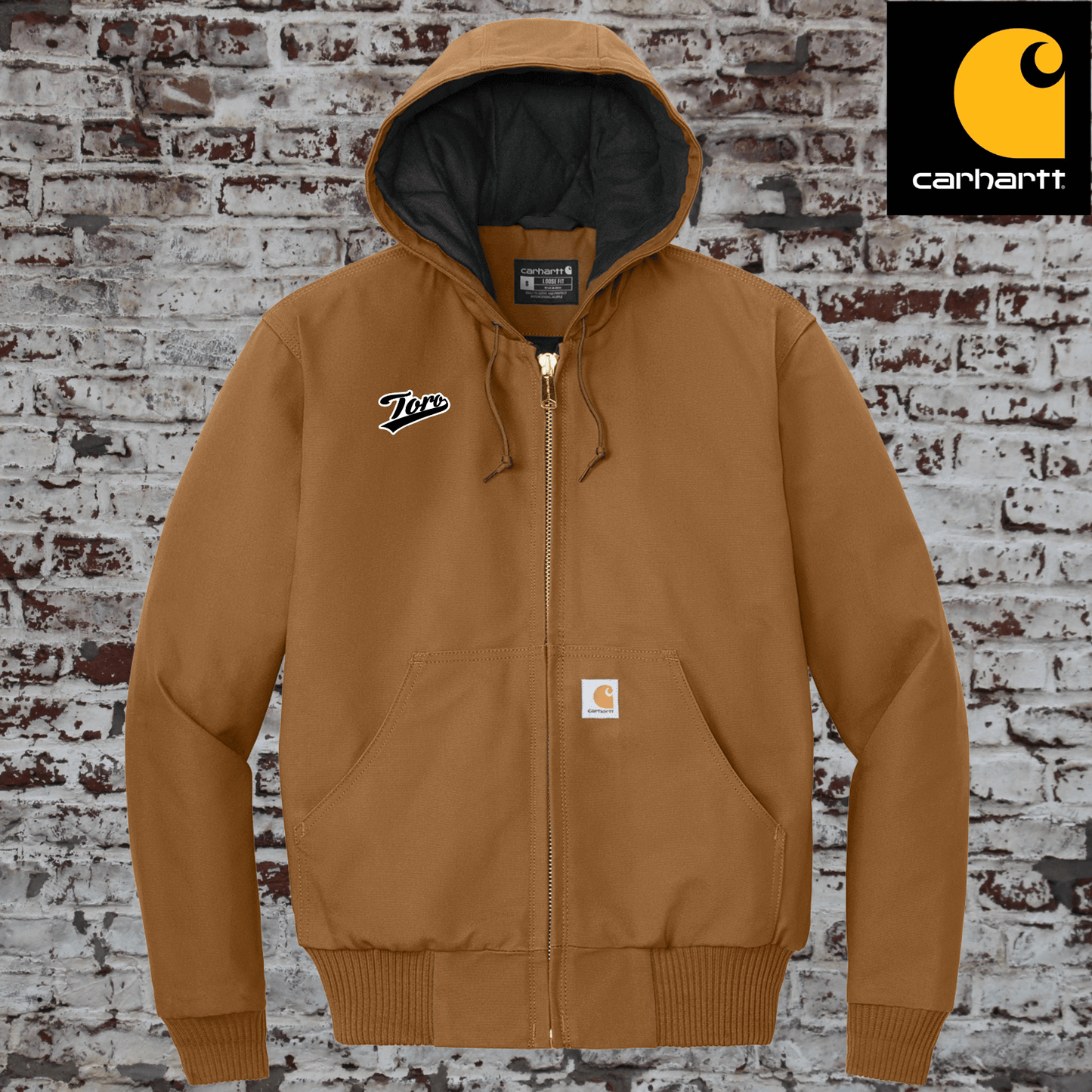 Toro BJJ Carhartt Quilted Flannel Lined Duck Active Jacket