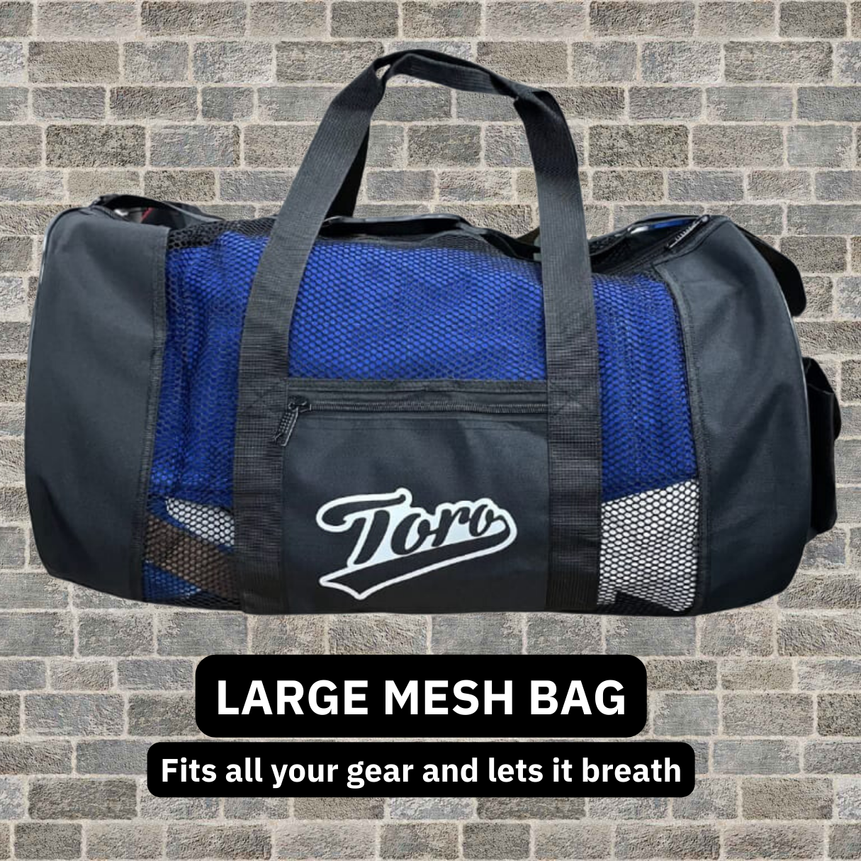 bjj gear bag Toro BJJ Large Mesh Gym Bag