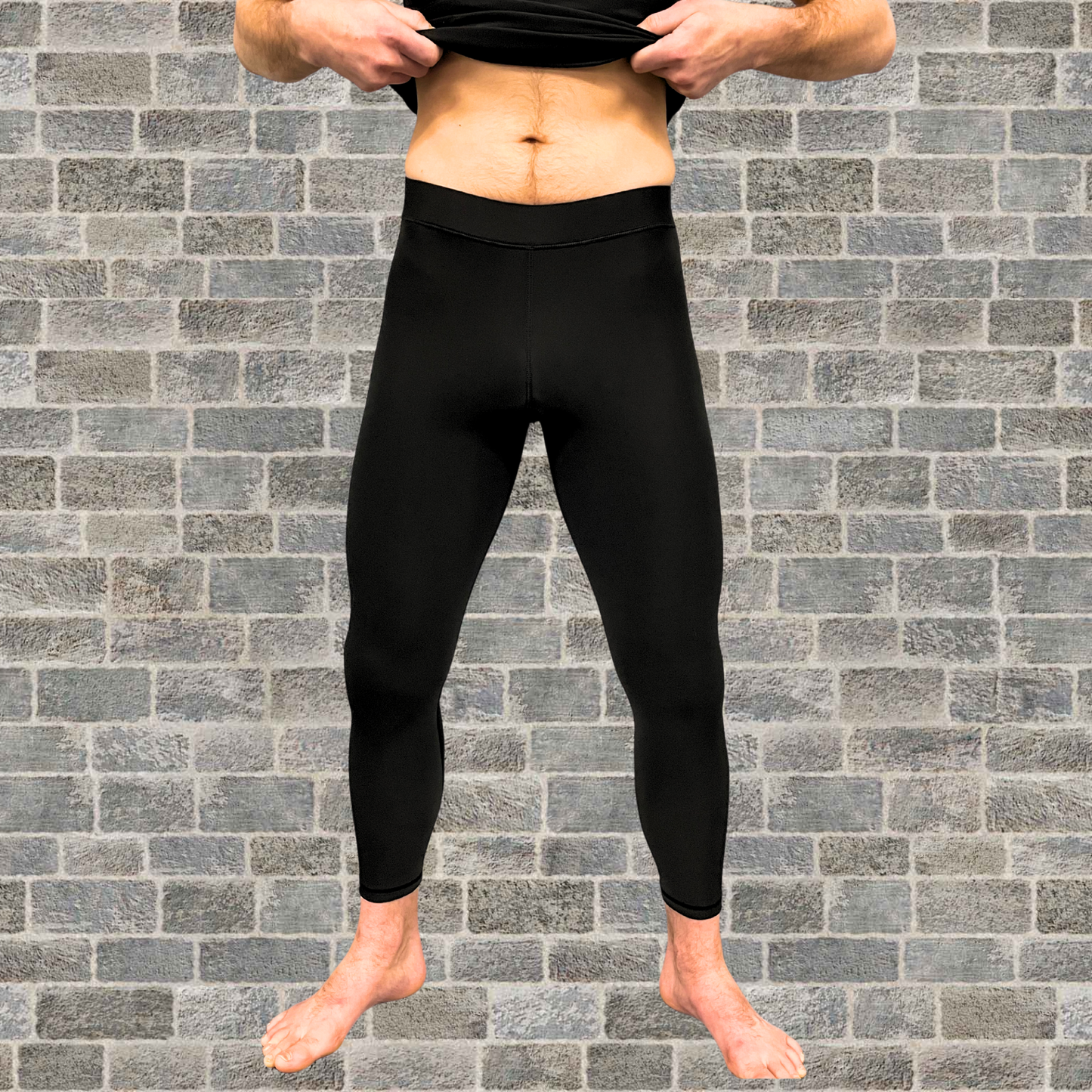 Black BJJ Spats