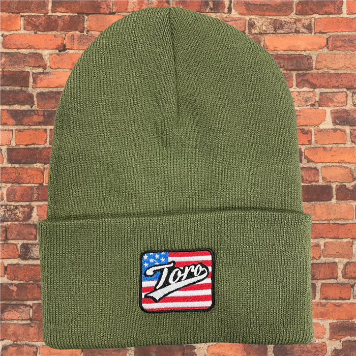 Toro "USA" OD Green Cuffed Beanie