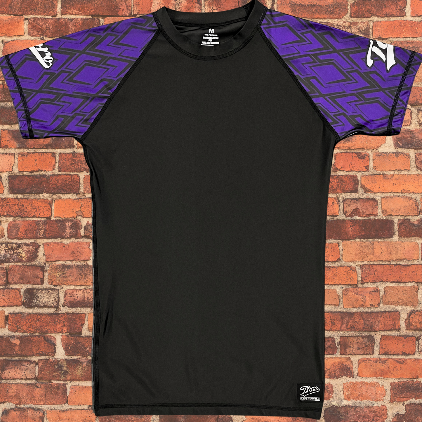 Purple Belt Short Sleeve Rash Guard & Shorts Combo