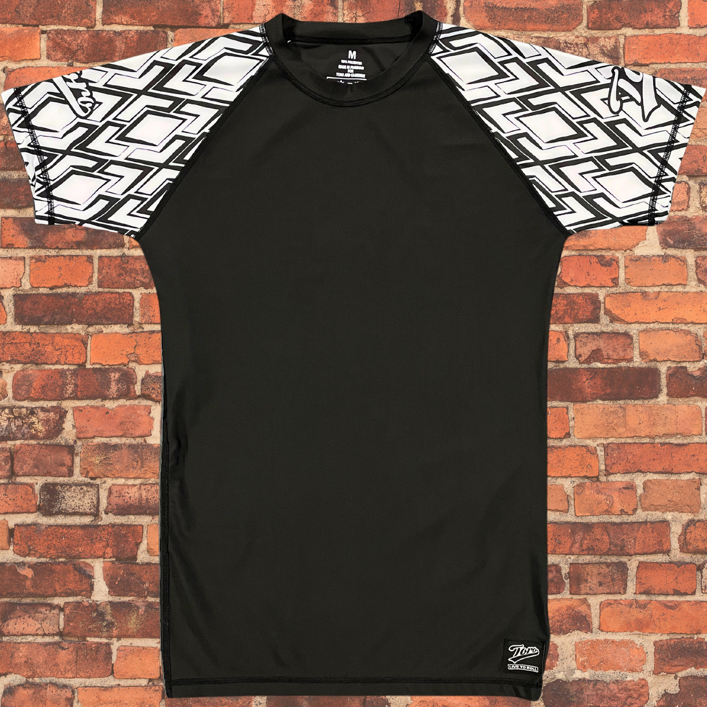 White Belt Short Sleeve Rash Guard & Shorts Combo