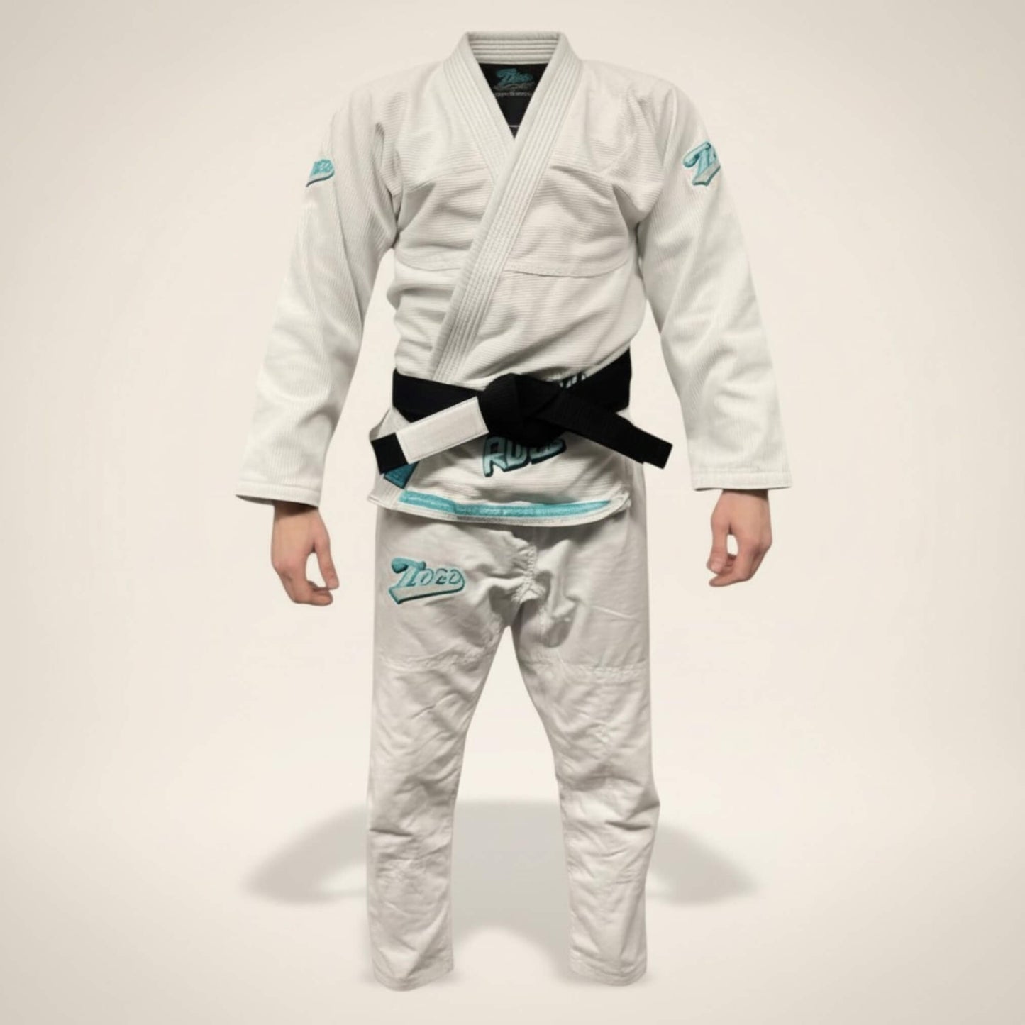 Toro Black BJJ Belt with White Bar – IBJJF Approved | 100% Cotton