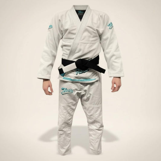 Toro Black BJJ Belt with White Bar – IBJJF Approved | 100% Cotton