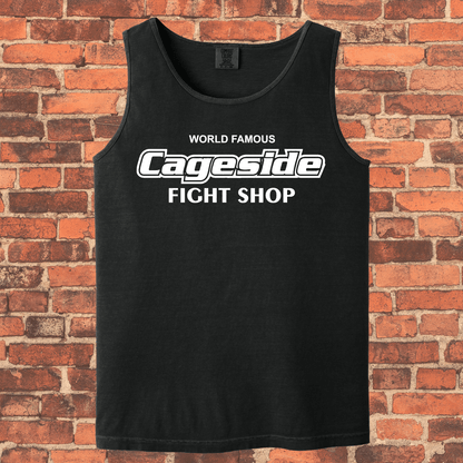 Cageside Fight Shop Tank Top – Black (Comfort Colors)