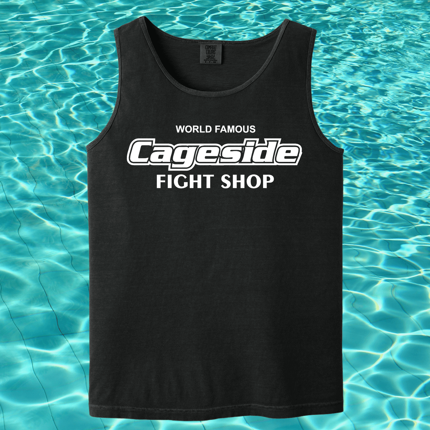 Cageside Fight Shop Tank Top – Black (Comfort Colors)