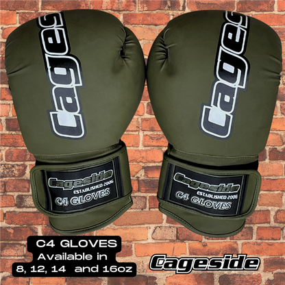 C4 Thai Style Boxing Gloves with reinforced wrist support