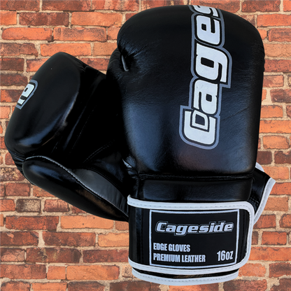 Cageside "EDGE" Genuine Leather Thai Style Boxing Gloves