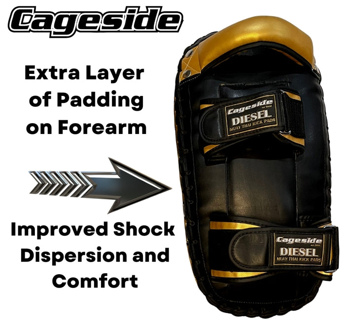 Cageside "Diesel" Pro Curved Thai Pads