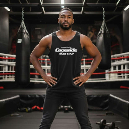 Cageside Fight Shop Tank Top – Black (Comfort Colors)