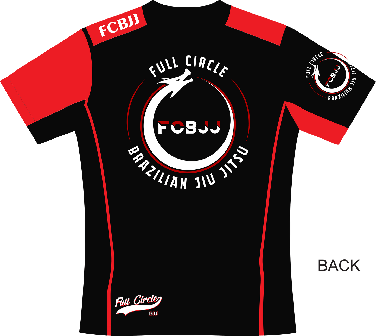 Full Circle BJJ Custom Rash Guard - Pre-Order