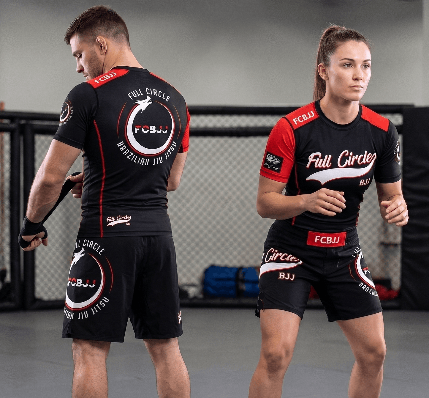 Full Circle BJJ Rash Guard and Fight Shorts Combo - Pre-Order