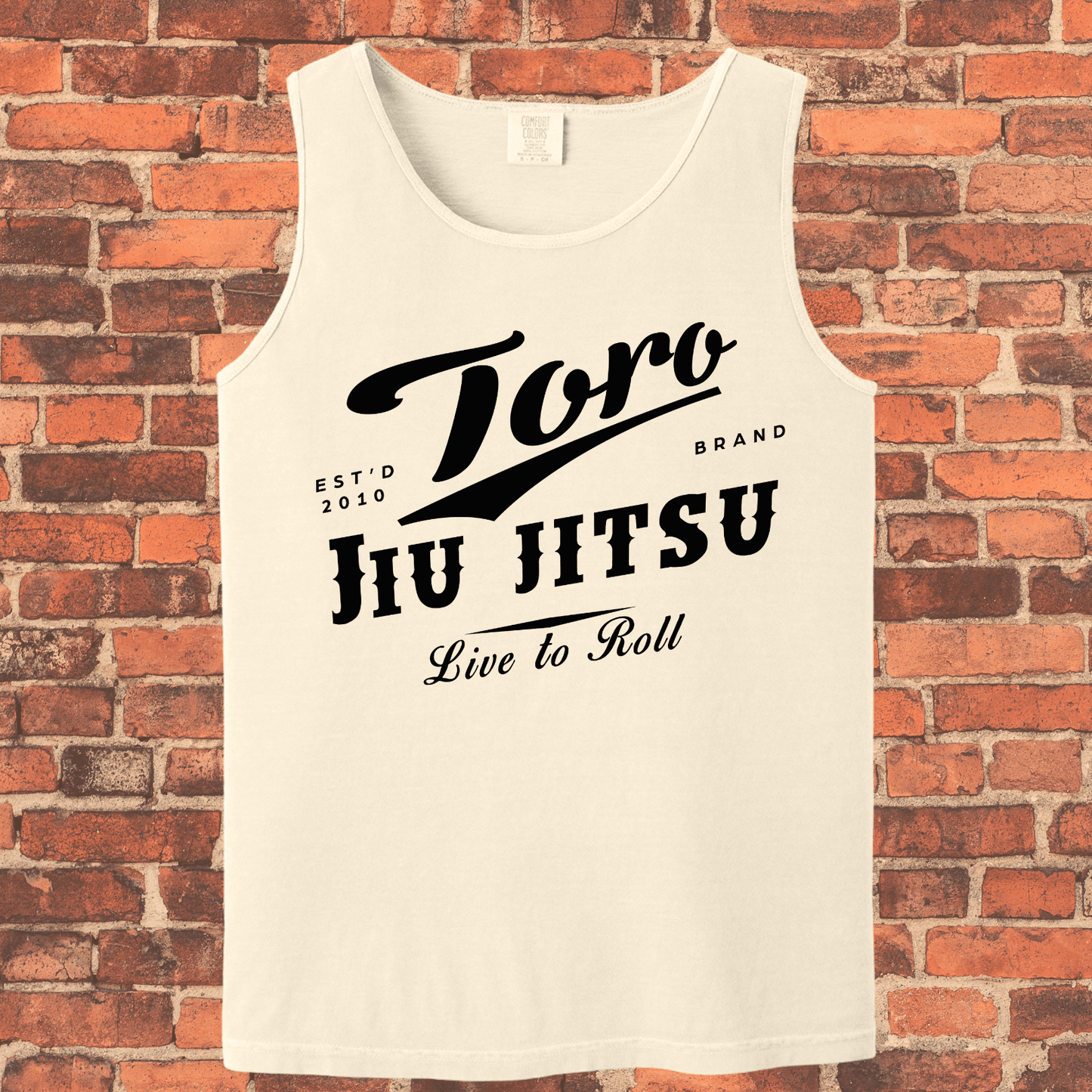 Classic Toro BJJ Tank Top – Ivory (Comfort Colors)