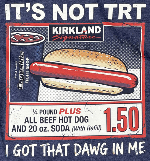Cageside "It’s Not TRT T-Shirt" - Navy
