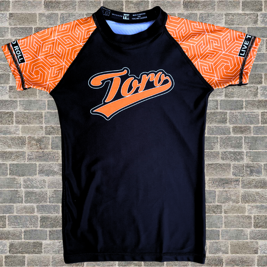 Youth BJJ Ranked Rash Guard | Orange