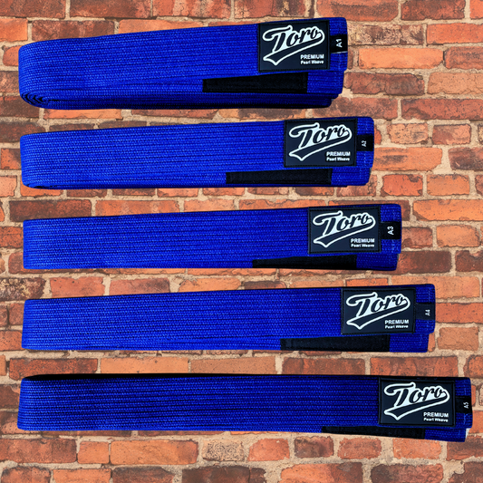 Premium Pearl Weave BJJ Belt | Blue