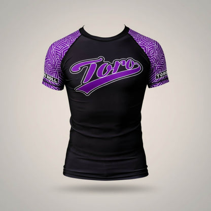 Toro BJJ Purple Belt Ranked Rash Guard V. 3