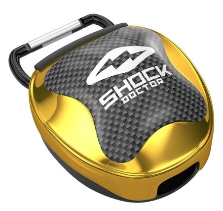 Shock Doctor Gold Chrome Mouth Guard Case