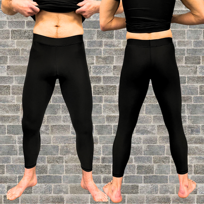 Black BJJ Spats