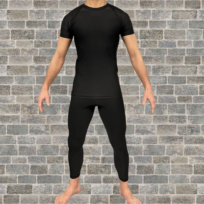 Black BJJ Spats
