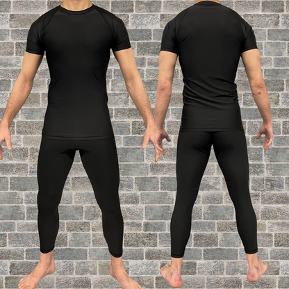 Black BJJ Spats
