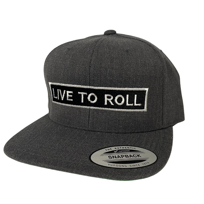 Toro "Live To Roll" Herringbone Gray Snap Back Hat