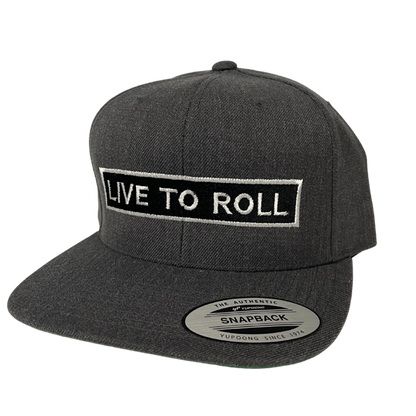 Toro "Live To Roll" Herringbone Gray Snap Back Hat