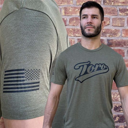 Toro "Boomstick" Military Green Tri-Blend Shirt