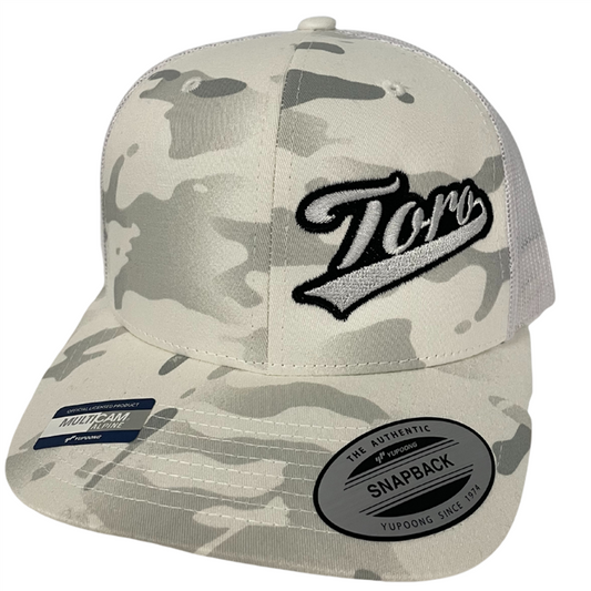 TORO BJJ "MULTI CAM" TRUCKER HAT  - White Camo