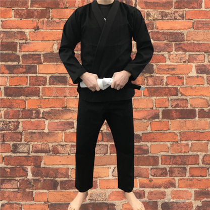 TORO Plain "no logo"  Black BJJ Gi - 380 Gram IBJJF Legal