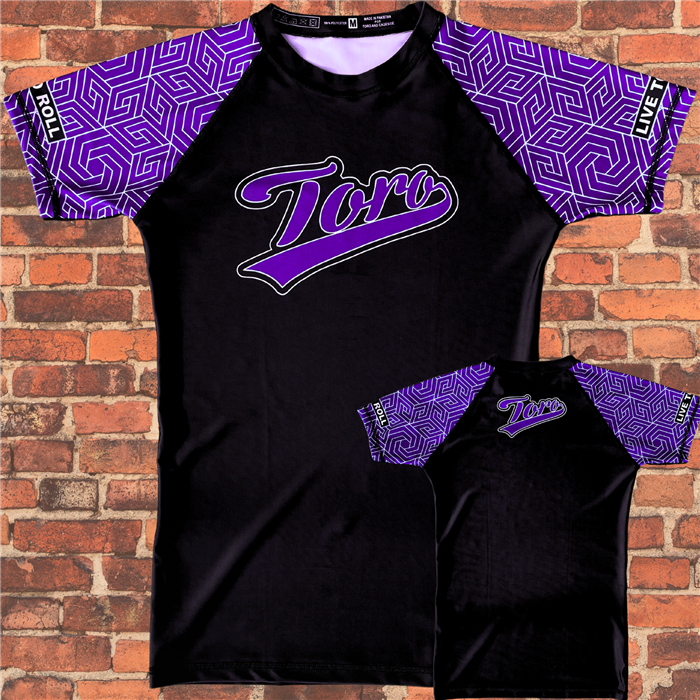 Toro BJJ Purple Belt Ranked Rash Guard V. 3