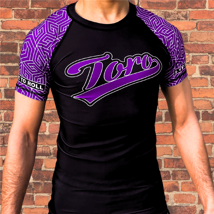 Toro BJJ Purple Belt Ranked Rash Guard V. 3