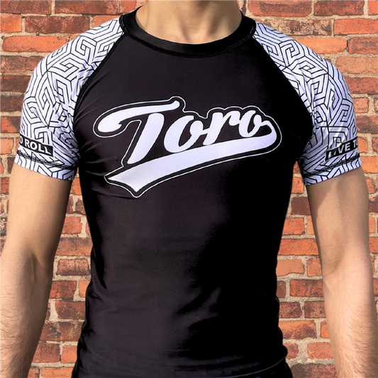 Toro BJJ Ranked Rash Guards V. 3 | Black Belt Rank Or White Belt Rank