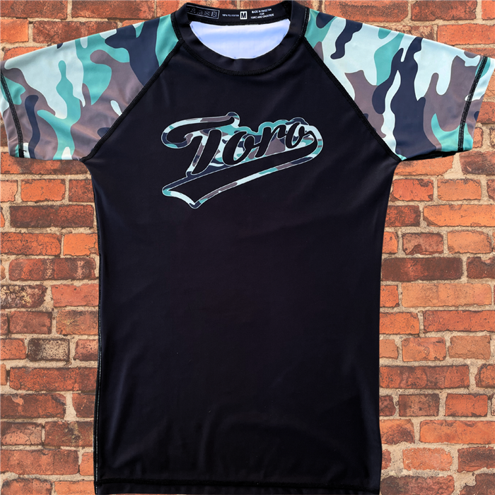 Toro BJJ "BDU Camo"  Short Sleeve Rash Guard