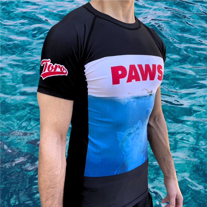 Toro "PAWS" Short Sleeve Rash Guard