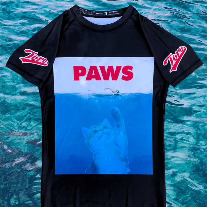 Toro "PAWS" Short Sleeve Rash Guard