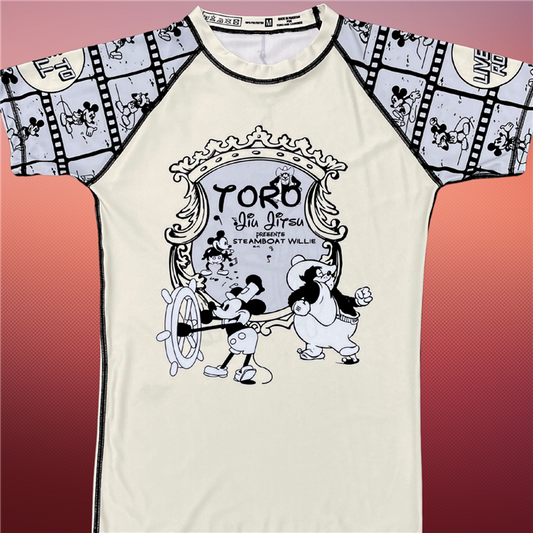 Toro BJJ "Steamboat Willie - Mickey Mouse" Rash Guard