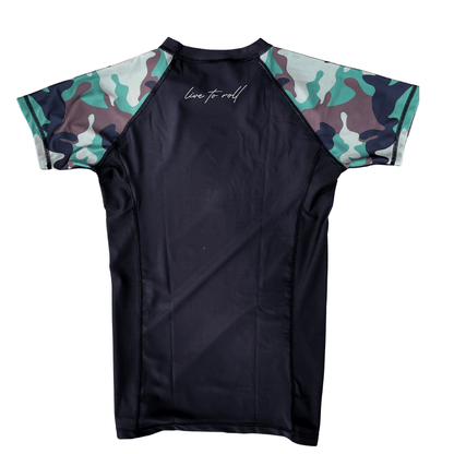 Toro Rampage Camo back short-sleeve BJJ rash guard