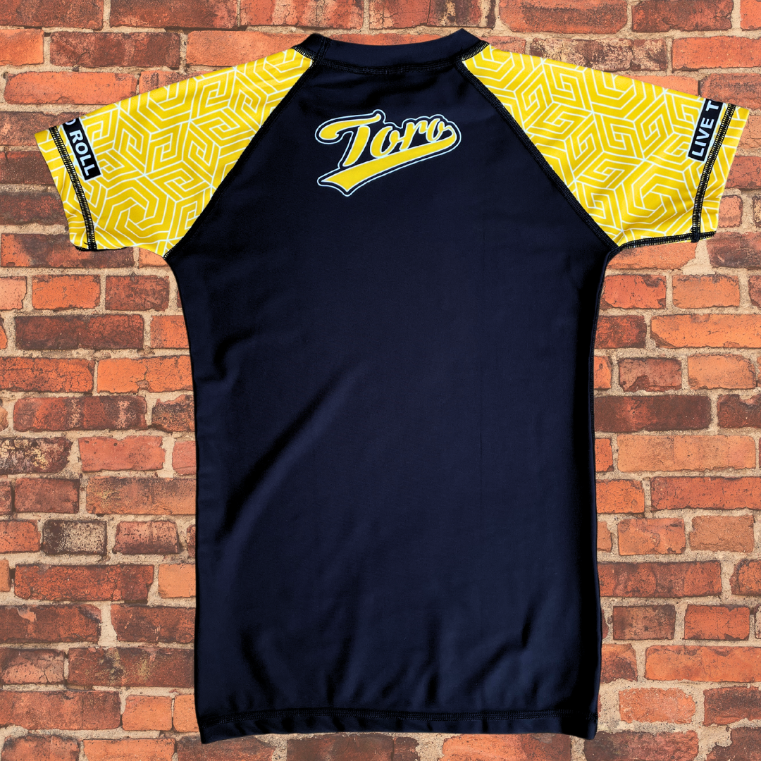 Youth BJJ Ranked Rash Guard | Yellow