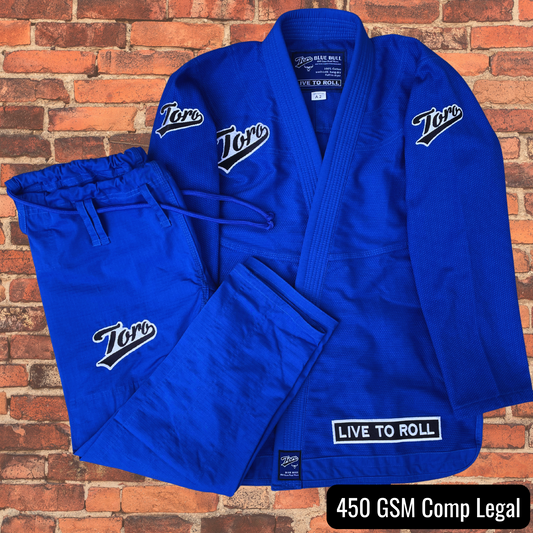 Toro "Blue Bull" Jiu Jitsu Gi 450 gram IBJJF Legal