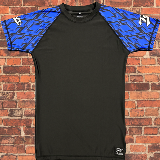 Toro "Diamond" Short Sleeve Rash Guard - Blue