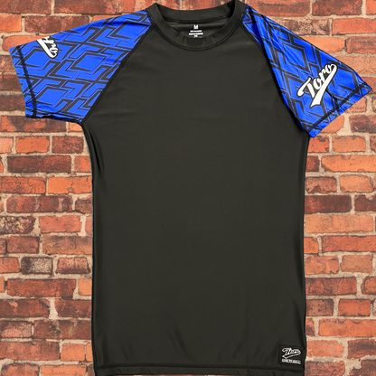 Toro "Diamond" Short Sleeve Rash Guard - Blue