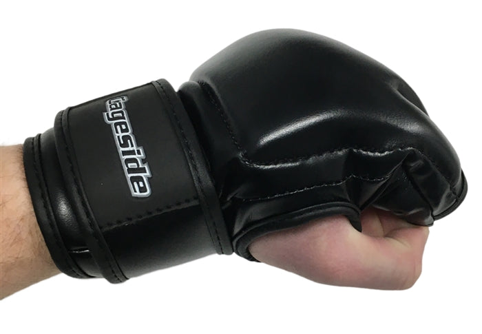 Cageside "Cage Legal" Black  MMA Gloves