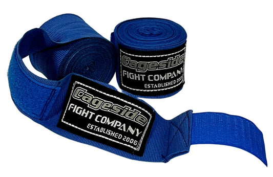 Cageside "Blue" Hand wraps 200" (extra long)