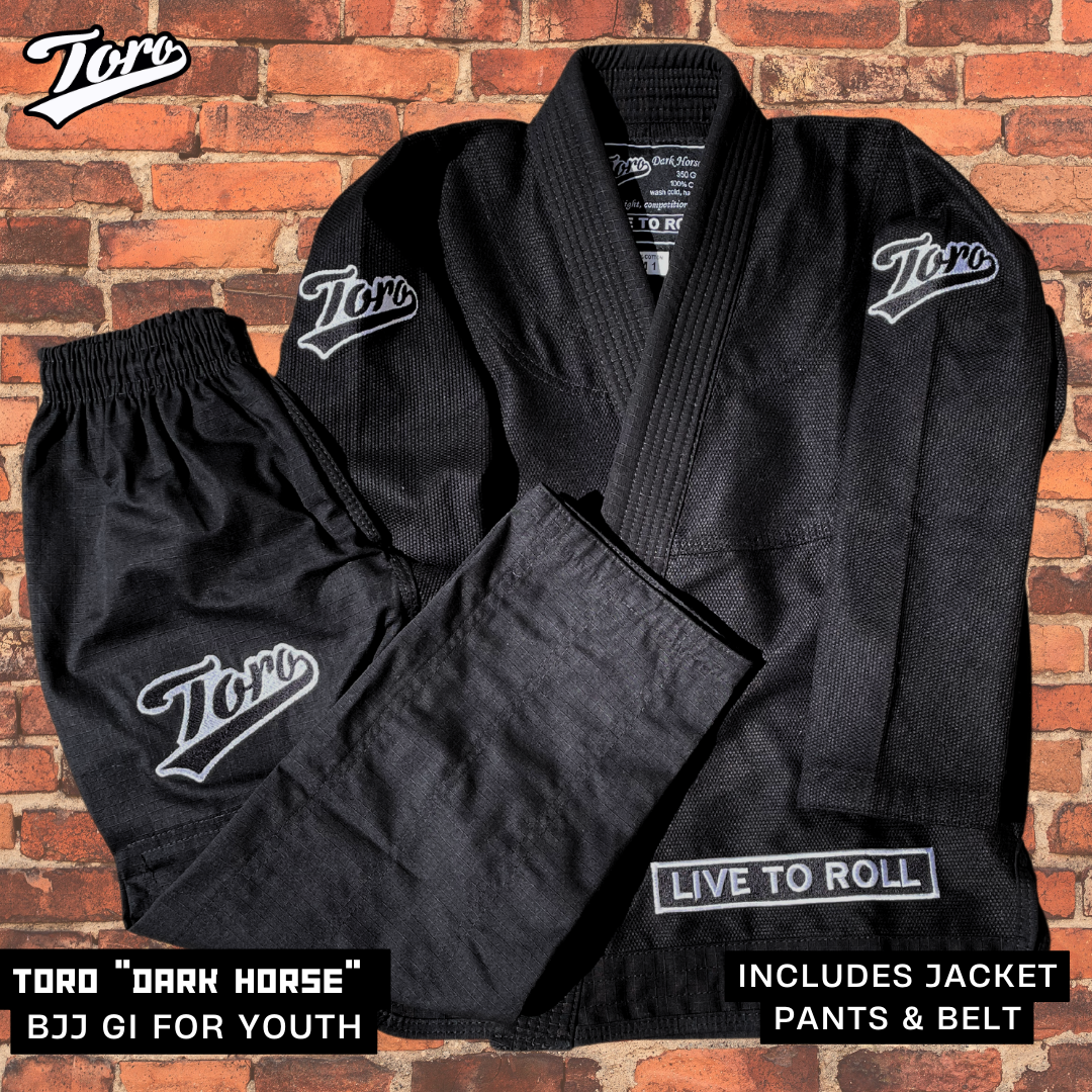 TORO "DARK HORSE 380gsm" - Youth Jiu-Jitsu Gi