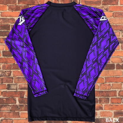 Toro "Diamond" Long Sleeve Rash Guard - Purple