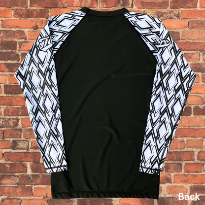 Toro "Diamond" Long Sleeve Rash Guard - White