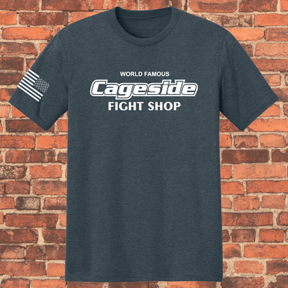 Cageside Fight Shop T-Shirt – Navy Frost